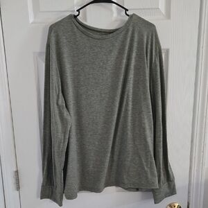 SHEIN Olive Green Long Sleeve Top